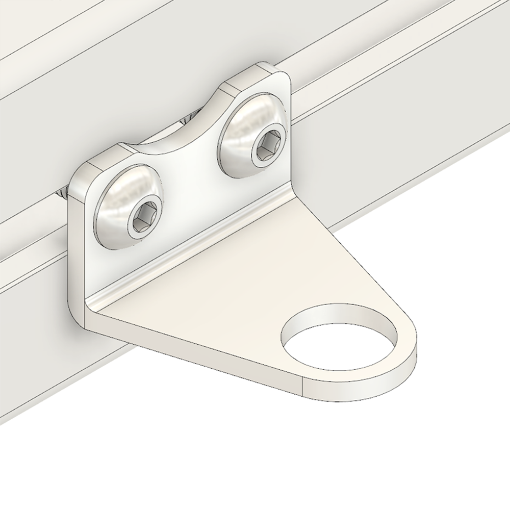 66-212-1 MODULAR SOLUTIONS ALUMINUM BRACKET<br>12MM SENSOR HOLDING